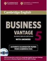 Cambridge English Business 5 Vantage Self-study Pack (Students Book with Answers and Audio CDs (2))