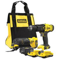 Įrankių rinkinys Stanley SFMCK213D2S-QW (SFMCD711 + SFMCE500); 18 V; 2 x 2,0 Ah akum.