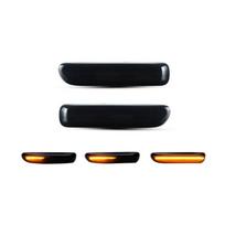 LED dinaminiai posūkiai ant sparnų, komplektas tinkantis BMW E46 modeliams