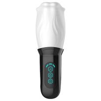 Funny Me First Class - automatinis oralinis masturbatorius - balta/juoda