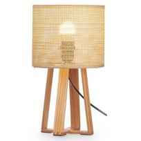 NATURAL boho naktinė lempa, 36 cm