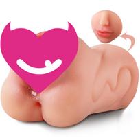 SuperLove 3in1 Realistic Mouth-Pussy-Anal Masturbator