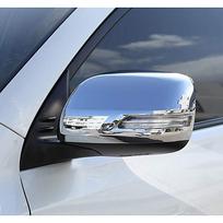 CHROMUOTI ABS PLASTIKINIŲ VEIDRODŽIŲ DANGALAI TOYOTA LAND CRUISER 150 (2010-2018)