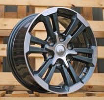 Ratlankis RACINGLINE B1649 R17x7.5 6x139.7 ET 38 CB 67.1 (Grey Polished) (800 kg)