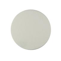 Metalinė plokštelė magnetiniams laikikliams – apvali 40mm sidabrinė