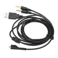 Ausinės o USB laidas ir 3,5 mm o lizdas o laidas su Lightning jungtimi, skirtas SteelSeries Arctis