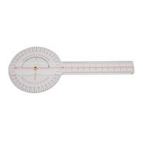 Small Joint Goniometer 360 Degrees Clear Scale Knees Elbows Fingers Goniometer Tool Transparent