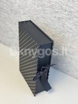 Knygos.lt PREMIUM dovanų dėžutė su taškeliais, juoda (vienai knygai)