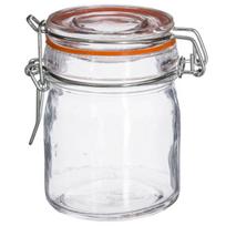 Stiklinis indelis su dangteliu ir spaustuku, 150 ml, 8 vnt.