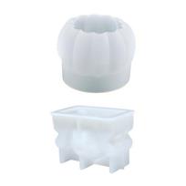 3D Pumpkin Silicone Candle Mold DIY Soap Wax Crafts Plaster Epoxy Resin Moulds
