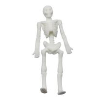 10 vnt./maišelis Lankstus TPR Minkštas Guminis Tampri Mažas Zombis Skeletas Žmogus Helovinas Saldainiai arba Išdaiga Žaislai Kūrybiškas Mini Keistas Žaislas OneSize balta