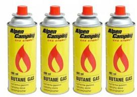 Alpen Butano dujos 400ml, 4 vnt.