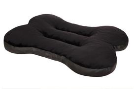 Hobbydog čiužinys Bone Black Fur, L, 105x75 cm