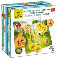 Stalo žaidimas LUDATTICA „Gyvūnų bingo“ 2in1, nuo 3 m.
