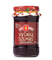 Vyšnių džemas MAMOS KONSERVAI, 375 g