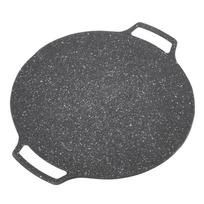 Korėjietiška BBQ lėkštė Grilis Non-Stick Apvalus keptuvas namams Lauko viryklei Dujinis Tipas 33cm Gas Type 33cm