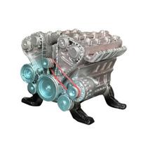 V8 automobilio variklio modelis, realistiškas, dervos 8 cilindrų, automobilio variklio dekoravimas, namų biuro darbalaukio ornamentas, vaikų mokslo mokymosi edukacinis žaislas B