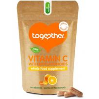 Vitaminas C su Bioflavonoidais TOGETHER RAW, 30 kaps.