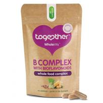 B kompleksas su Bioflavonoidais B COMPLEX TOGETHER RAW, 30 kaps.