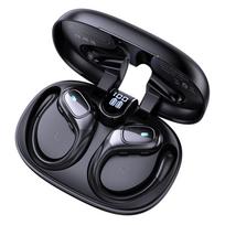 BX28 TWS belaidės ausinės True Wireless Bluetooth 5.3 Earbuds 75H Playtime IPX7 vandeniui atsparios ausinės su LED skaitmeniniu ekranu, skirtu iPhone Android TWS juoda
