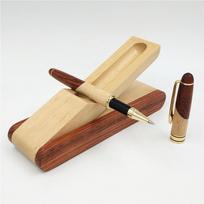 Kūrybiška amato dovana: Palisandro medienos parašo rašiklių rinkinys su medine dėžute Ballpoint pen & pen case