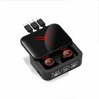 „M88“ naujos belaidės „Bluetooth“ ausinės, sporto žaidimų baterija, didelis ekranas, skaitmeninis išmanusis ekranas „Esports“ technologija juoda