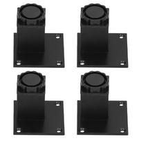 4Pcs/Set Furniture Leg Adjustable Height Aluminum Alloy Square Support for Sofa Cabinet60mm