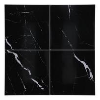 4 vnt. Sustorinti PVC plytelių lipdukai Vandeniui atsparūs Lipnūs grindų lipdukai virtuvei, voniai(30x30 cm