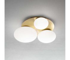 Ideal Lux - LED lubinis šviestuvas NINFEA 3xGX53/9W/230V auksas