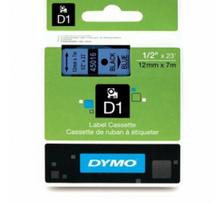 Dymo 45016 (S0720560) Etikečių juosta 12mm x 7m, Black on Blue