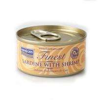 FISH4CATS Sardine with shrimp - šlapias kačių maistas - 70g