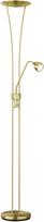 Trio Arizona LED floor lamp, 20 W + 5 W, matte brass (426410208)