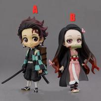 Anime Demon Slayer: Kimetsu No Yaiba Kamado Tanjirou Kamado Nezuko Mieli PVC veiksmo figūrėlės žaislai B