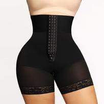 Women Waist Slimming Corset High Waist Body Shaper Panties BBL Shorts Fitness Waist Trainer Butt Lifter Slim Shapewear Black M juoda