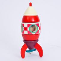 3D dėlionė Lėktuvas Raketa Mediniai žaislai Vaikams Dėlionės Montessori