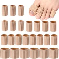 24 vnt. Pirštų vamzdelio pagalvėlės nuospaudoms, pūslėms, nuospaudoms. Apsauginiai geliniai pirštų dangteliai 24pcs