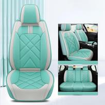 5 vietų automobilio sėdynės užvalkalų rinkinys Universalus PU odinis sėdynių užvalkalas Salonas Four Seasons Protector Mat Auto Kėdės Užvalkalas Pagalvėlė Automobilių Priedai 5 Seats