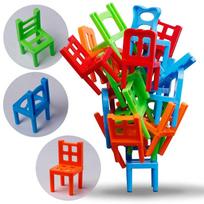 Stack Chair Family Game Mini Chair Balance Block Toy Balance Training Toy