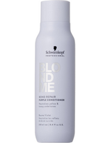 Schwarzkopf geltonumą neutralizuojantis kondicionierius Schwarzkopf BlondMe Bond Repair Purple 250ml