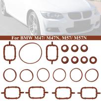 20x DYZELINIO ĮĖMIMO KOLEKTORIŲ TARPINIŲ REMONTO RINKINYS BMW X3 X5 X6 E46 E61 E65 E70 E83 E93 F02 325d 330d 335d 730d keitimas