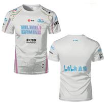 2024 League Of Legends BLG Uniforminis Džersis E-sporto Marškinėliai LPL Gerbėjams E-sporto Žaidimų Palaikymo Marškinėliai Unisex Trumpomis Rankovėmis Viršutiniai Marškinėliai S