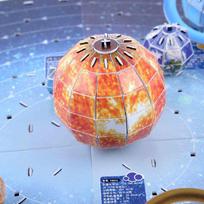 3D Saulės sistemos dėlionių rinkinys Planetos lenta Popierius „pasidaryk pats“ mokymosi, švietimo, mokslo žaislas