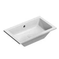GSI Kube X iš apačios montuojamas praustuvas su EXTRAGLAZE® danga 60x37 cm