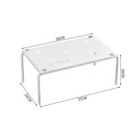 Multi-function Shelf Spice Rack Kitchen Organizer Cabinet Storage Rack Countertop Debris Storage Household Small Table Storage Shelf 27*22*16cm balta