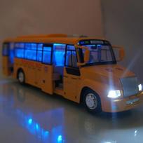 Mada Mokyklinio Autobuso Modeliai Žaislinės Mašinėlės Lydinio Nauji