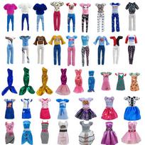 Lėlės drabužiai mergaitei lėlės lėlė princesės lėlės drabužiai žaislas 38pcs