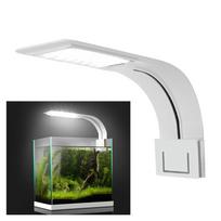 10W Itin plonas LED akvariumo apšvietimas Ryškus akvariumo lempa su spaustuku