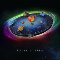 3D Saulės sistemos dėlionių rinkinys Planetos lenta Popierius „pasidaryk pats“ mokymosi, švietimo, mokslo žaislas