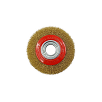 Šepetys vielinis disko tipo, plokščias, garbanotas, 250x32mm