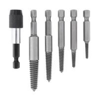 Užlūžusių varžtų išsukėjų rinkininys 1/ 4" HEX 6vnt. (smulkus sriegis)